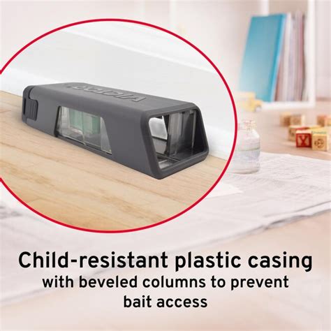 Victor Mouse Bait StationWith 20-Count Bait Refills Mouse Killer M923 ...