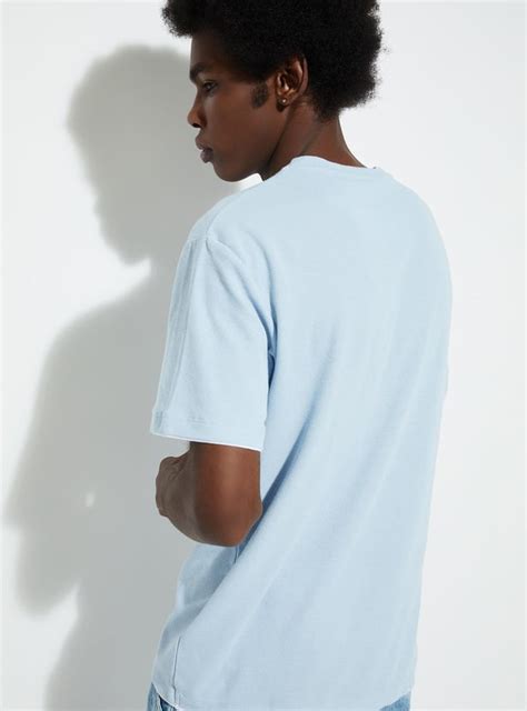 Buy URB_N Men Regular Fit Textured T-shirt Online at just Rs. 599.0 ...