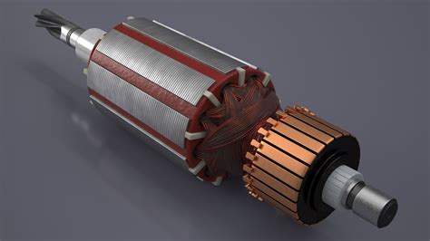 Electric Motor Armature 3D Model $24 - .3ds .blend .c4d .fbx .max .ma .lxo .obj - Free3D