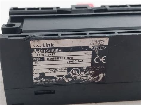 Mitsubishi Electric Aj65Sbtb1-32D Plc Cc-link Compact Input Module 24V ...