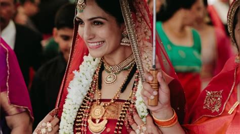 Rashmika Mandanna’s Kodava wedding saree look: Inside the royal Coorg ...