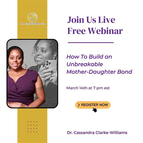 How to Build an Unbreakable Mother-Daughter Bond, March 14 2023 ...