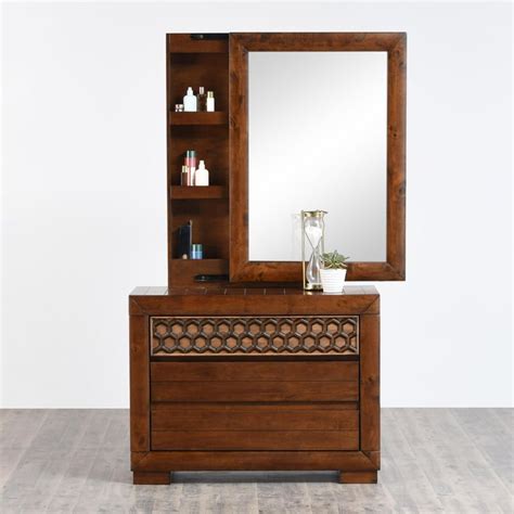 Buy Heritage Dresser Mirror with Drawer - Brown from Home Centre at ...