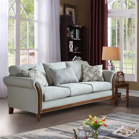 Sonma Droll Upholstered Sofa – Wooden Baba