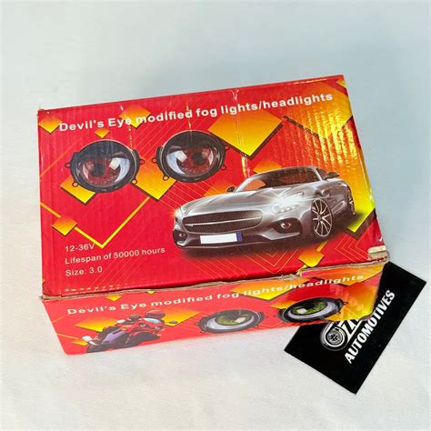 Devil Eye LED Headlight and Foglamp Projectors | Remote Control – Zelix ...