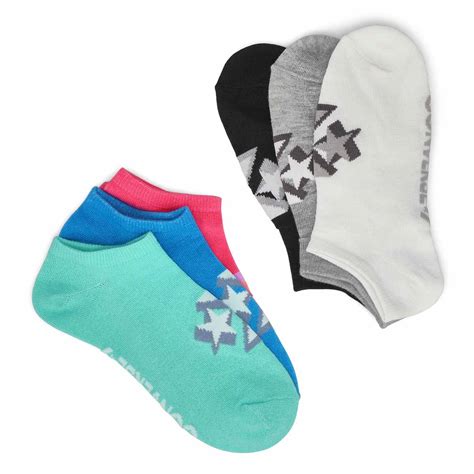 Converse Women's No Show Sock 6 Pack - Multi | SoftMoc.com