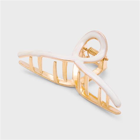 Buy Twenty Dresses by Nykaa Fashion White Enamel Everyday Hair Claw ...