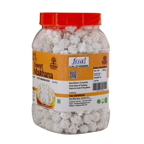 NATRAJ The Right Choice Special Sugar Makhana|Sugar Balls for Pooja|Pr ...