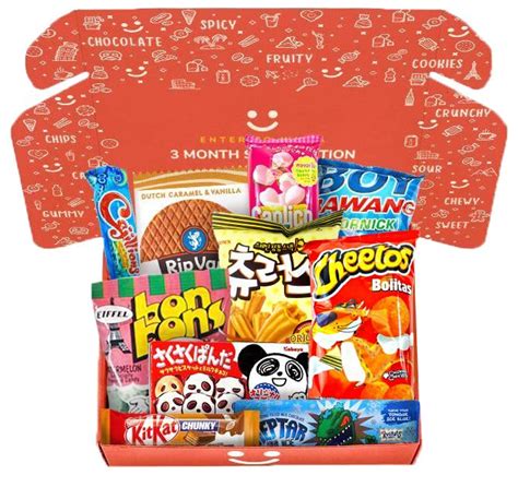 Munchpak International Snack Box 10 Count Variety Of Individually ...