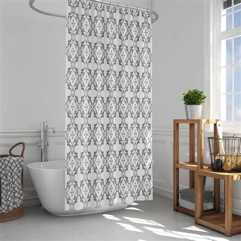 Girly Shower Curtain Black And White at Timothy Jeffords blog