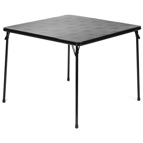 XL Series 38" Square Folding Card and Game Table, Wheelchair Accessible ...