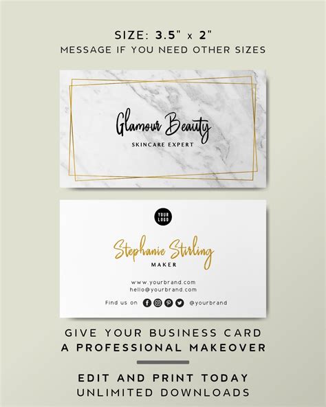 Business Card Print Out Template 的图像结果