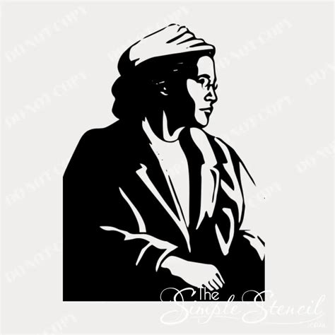 Silhouette Of Rosa Parks