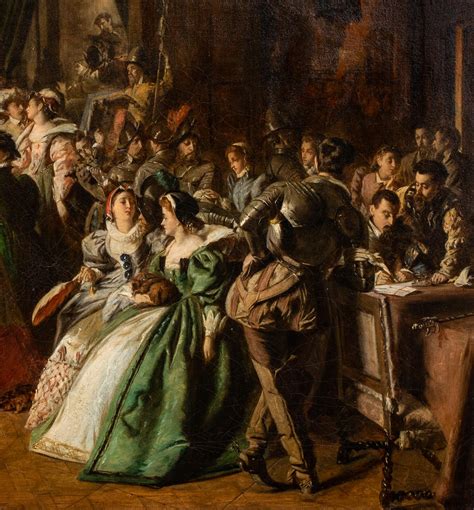 Alfred Borron Clay - The Court Of King Charles IX Of France, Saint ...