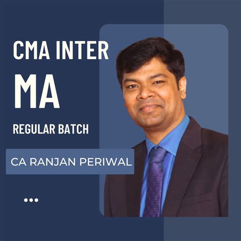 CMA Inter Management Acc. | Regular Batch by CA Ranjan Periwal – CA Point
