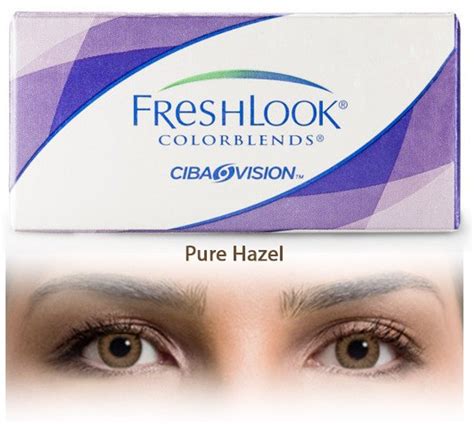 Ciba Vision Freshlook Colorblends Pure Hazel By Visions India Monthly ...