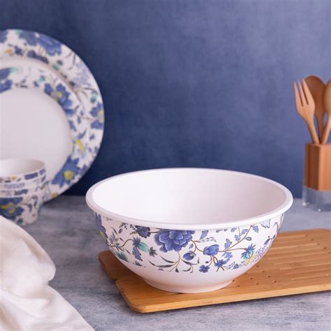 Breezy Blooms Bamboo Large Serving Bowl – The Bamboo Co