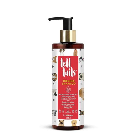 Tell Tails Tick & Flea Dog Shampoo - 250ml | Zigly