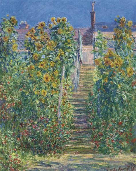 The Staircase at Vétheuil (L'Escalier à Vétheuil) – Claude Monet ...