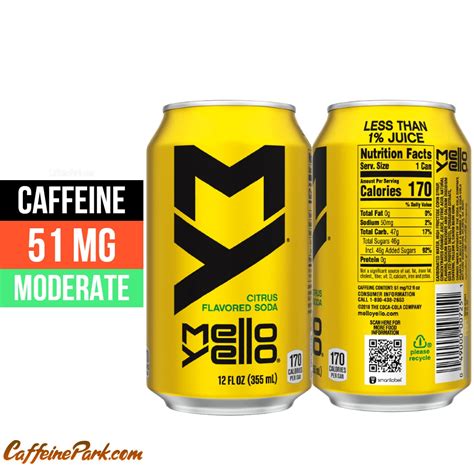 Mello Yello Caffeine Content: How Much is in a can?