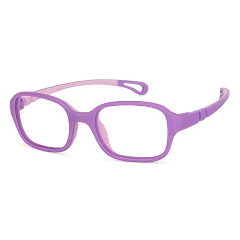 Matte Purple Pink Full Rim Square Kids (2-5 yrs) Lenskart Junior Air ...