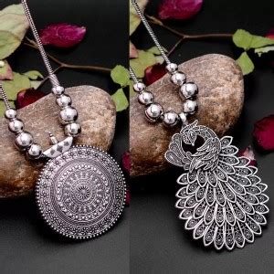 Silver Necklaces - Buy Silver Necklaces online at Best Prices in India ...