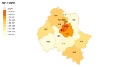 潍坊市高清地形地图