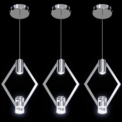 Amazon.com: Espird Pendant Lights Kitchen Island 3 Pack, Rhombus-Shaped ...