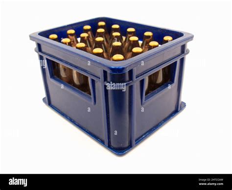 Beer glass or beer case as a symbol of alcohol addiction and beer price ...