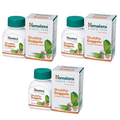 Himalaya Shuddha-Guggulu - Regulates Lipids – Himalaya Wellness (India)