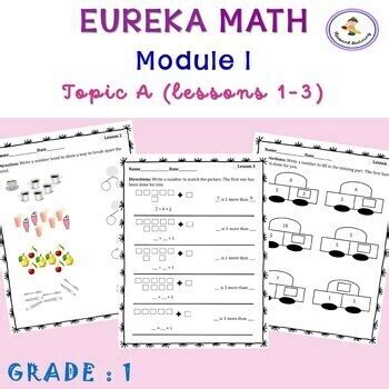 Image result for Eureka Math Grade K Module 1 Lesson 1