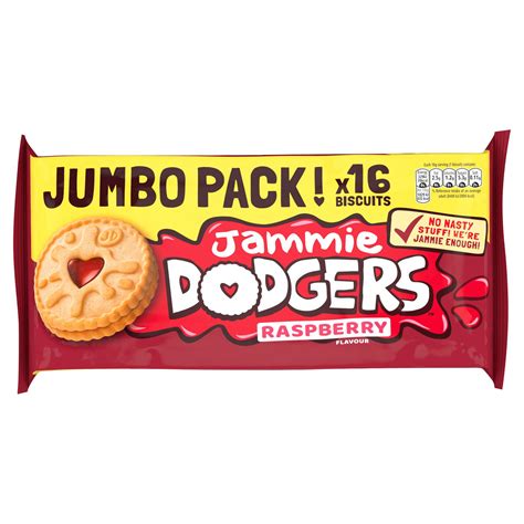 Jammie Dodgers 16 Biscuits Raspberry Flavour 280g | Sweet Biscuits | Iceland Foods