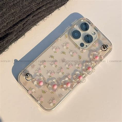 Baby Pink Floral Chain Phone Case – CASE N COVER