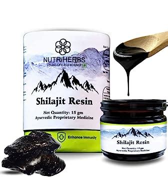 NUTRI HERBS Pure Shilajit Resin 15 Grams Helps Boosts Stamina ...