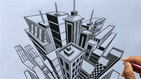 How To 3 Point Perspective Drawing at April Langdon blog