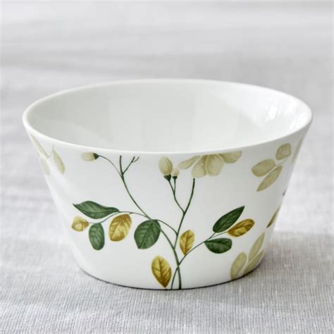 Buy Mandarin Botanica Emily Set of 3 Bone China Printed Serving Bowl ...