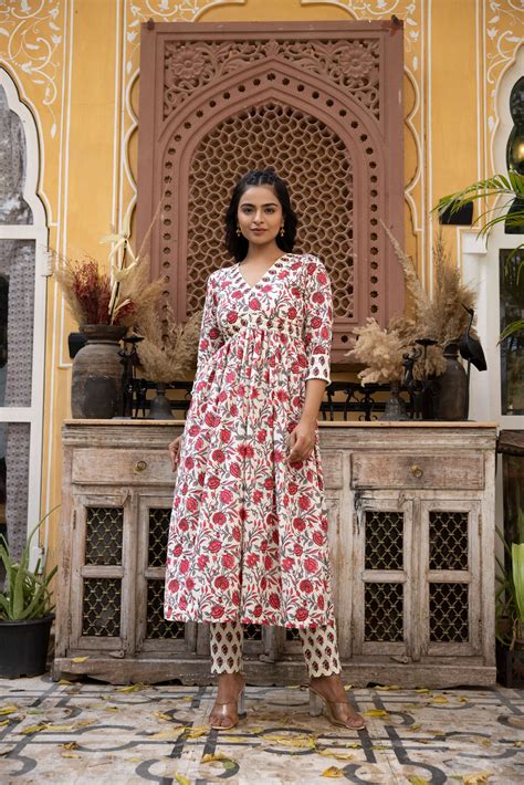 FIROSA COTTON FLORAL PRINTED SUIT SET – Deasha India