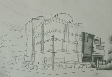 PERSPECTIVE DRAWING : TWO POINT PERSPECTIVE on Behance