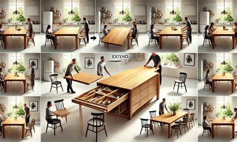 Image result for How to Extend Dining Table