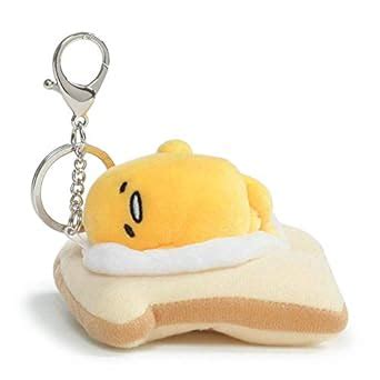 GUND Sanrio Gudetama The Lazy Egg on Toast Plush Keychain 3.5 ...