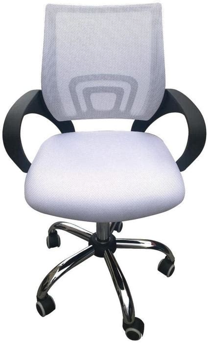 Tate Mesh Back White Office Chair — Trafalgar Furniture