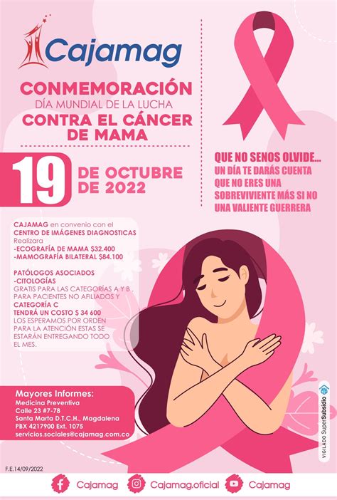 Medicina Preventiva - Conmemoración Día Mundial Contra el Cáncer de Mama - Cajamag