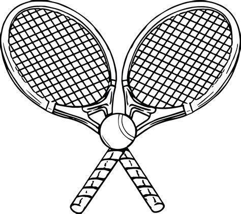 Tennis Racquet Drawing at GetDrawings | Free download
