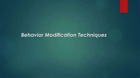 Image result for 7 Principles of Behavior Modification