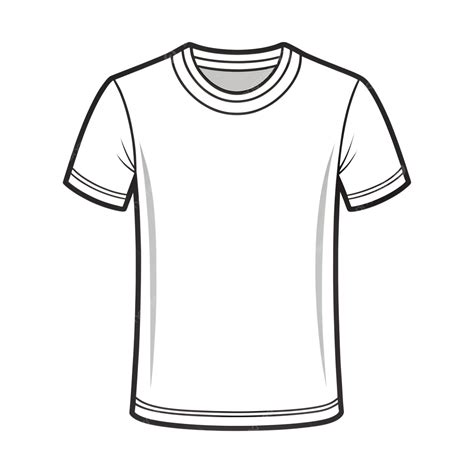Black And White T Shirt Clipart