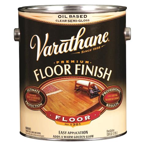 Varathane Semi-gloss Clear Oil-based Interior Paint (1-Gallon) at Lowes.com