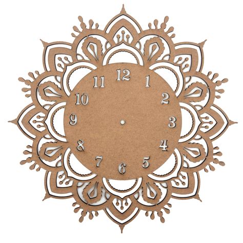Buy marstanal Wood Clock Blank, Clock Face, Unfinished Clock Face ...