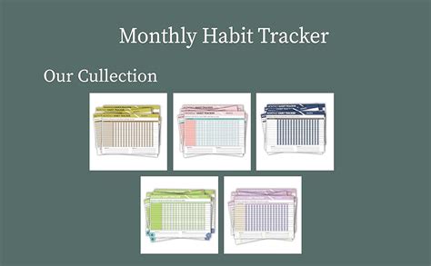 Monthly Habit Tracker Undated Calendar (12 Sheets/A4 Size) For Goal ...