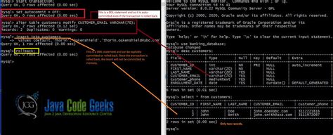 Image result for rollback commit in sql command