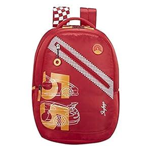Buy Skybags ASTRO CAR THEME RED SCHOOL BACKPACK 32L at Amazon.in